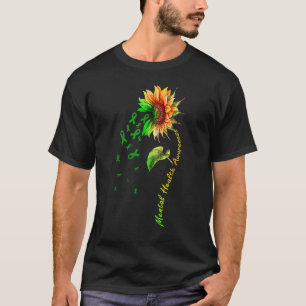 Sonnenblumen Grüne Multifunktionsleiste unterstütz T-Shirt