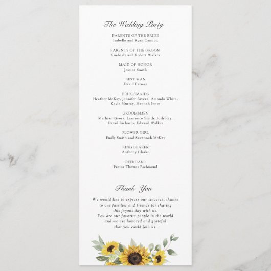 Sonnenblumen Grüne Olivenbäume Blätter Rustikale H Programm (Rückseite)