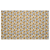 Sonnenblumen Grüne tropische Dschungelpalme Stoff (Fat Quarter (45,7 x 55,9 cm))