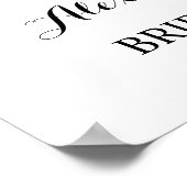 Sonnenblumen Grüne Willkommen Brautparty Zeichen Poster (Ecke)