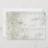 Sonnenblumen Grunge Foto Verlängerung der Ehefraue Einladung (Rückseite)