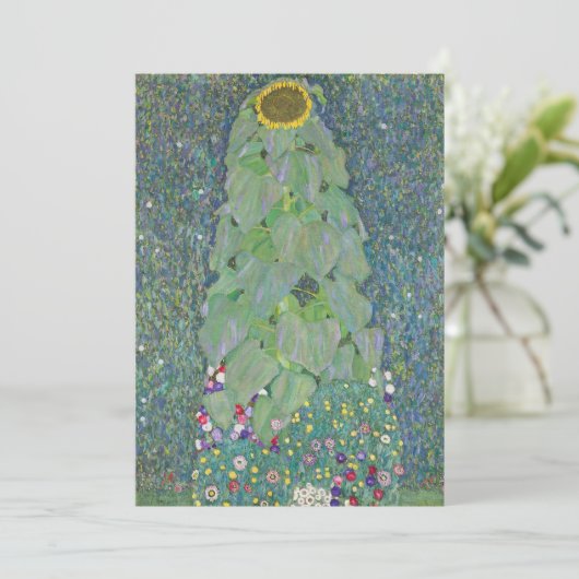 Sonnenblumen | Gustav Klimt (Stehend Vorderseite)