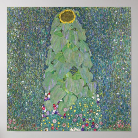 Sonnenblumen | Gustav Klimt Poster (Vorne)