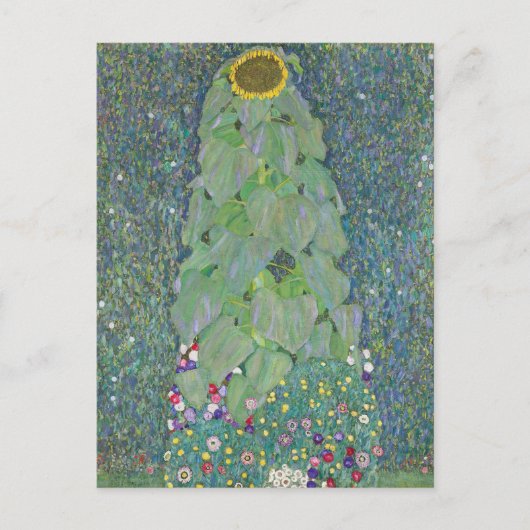 Sonnenblumen | Gustav Klimt Postkarte (Vorderseite)