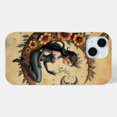 Sonnenblumen-Halbmond-Königin Case-Mate iPhone Hülle (Rückseite (Horizontal))