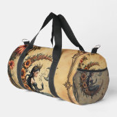 Sonnenblumen-Halbmond-Königin Duffle Bag (Rechte Ecke)