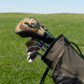 Sonnenblumen-Halbmond-Königin Golf Headcover (In SItu)