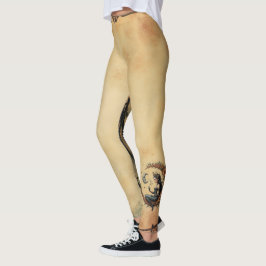 Sonnenblumen-Halbmond-Königin Leggings