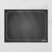 Sonnenblumen Halbpension Rustikale Hochzeitskarte Postkarte (Rückseite)