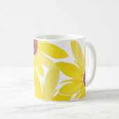 Sonnenblumen Hand Wasserfarbe Mama Kaffeetasse (VorderseiteRechts)