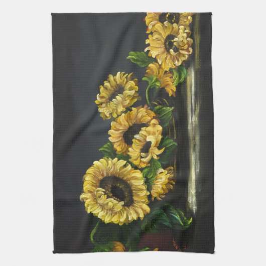 Sonnenblumen Handtuch (Vertikal)