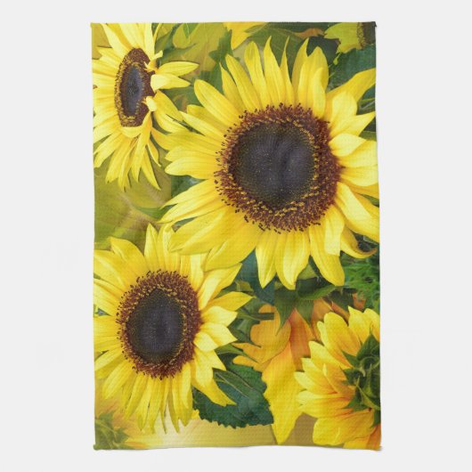 Sonnenblumen Handtuch (Vertikal)