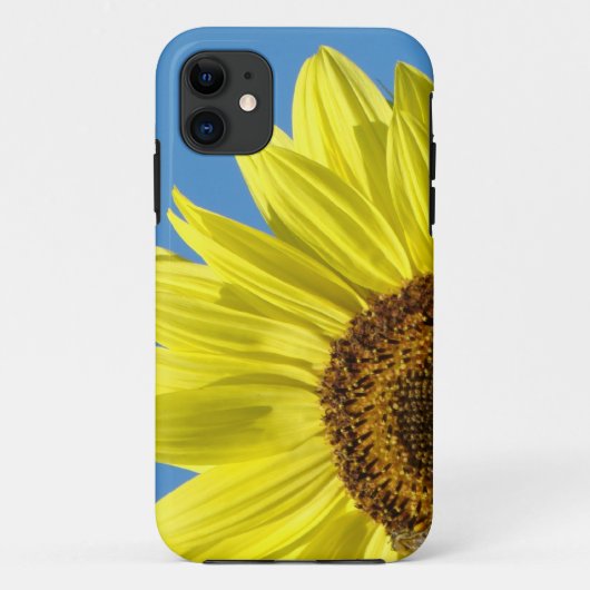 Sonnenblumen Handy Fälle Blue Sky deckt Case-Mate iPhone Hülle (Rückseite)