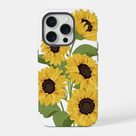 Sonnenblumen-Handyhülle iPhone Hülle (Rückseite)