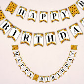 Sonnenblumen Happy Birthday Bunting Flag Banner