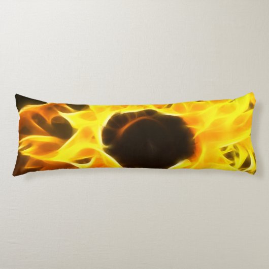 Sonnenblumen Hell Seitenschläferkissen (Vorderseite)