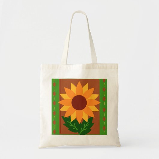 Sonnenblumen Herbst- Herbstfarben Tragetasche (Vorne)