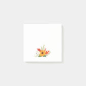 Sonnenblumen, Herbstlaub, Herbstkunst Post-it Klebezettel (Vorderseite)