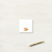 Sonnenblumen, Herbstlaub, Herbstkunst Post-it Klebezettel (Auf Schreibtisch)