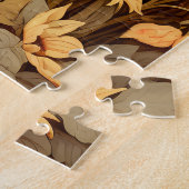Sonnenblumen Herbstleaves Landgut Stall Puzzle (Seite)