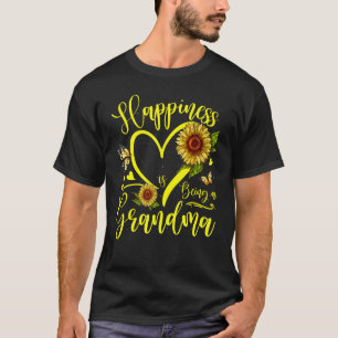 Sonnenblumen Herzglücks ist ein Oma T-Shirt