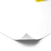 Sonnenblumen-Herzposter Poster (Ecke)