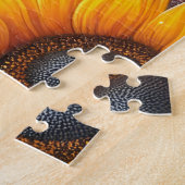 Sonnenblumen Highland-Kuh Puzzle (Seite)