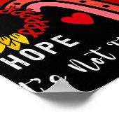 Sonnenblumen Hochblutdruckbewusstsein Poster (Ecke)