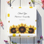 Sonnenblumen Hochzeit Danke Yellow Chic Geschenkschachtel