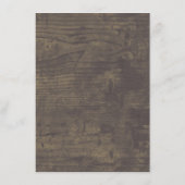 Sonnenblumen Hochzeit im Herbst Informationen Gast Begleitkarte (Rückseite)