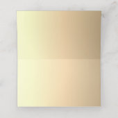 Sonnenblumen Hochzeit Platzkarte (Innenseite Aufgefaltet)