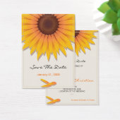 Sonnenblumen Hochzeit Speichern Sie das Datum Mini (Schreibtisch)