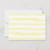 Sonnenblumen-Hochzeitskarte mit Abendauswahl RSVP Karte (Rückseite)