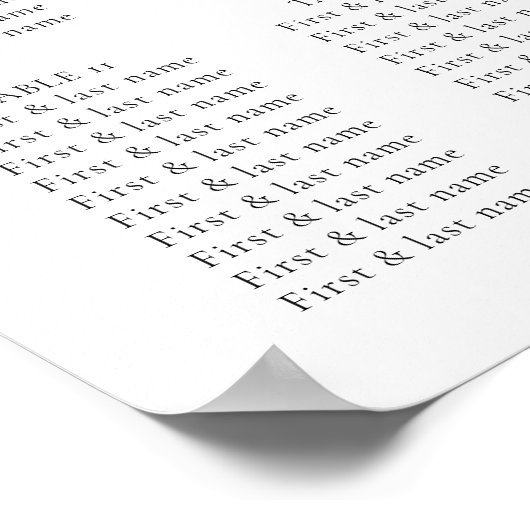 Sonnenblumen Hochzeitskarte Poster (Ecke)