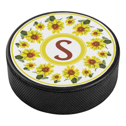 Sonnenblumen Hockey Puck (3/4)