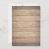 Sonnenblumen, Holz, Frame Navy Blue Abschluss Einladung (Rückseite)