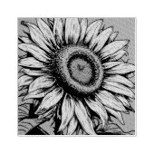 SONNENBLUMEN HOLZ STEMPEL (Prägung)