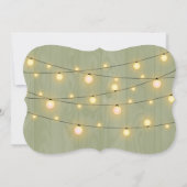 Sonnenblumen Holzleuchten werden Sie meine Brautju Einladung (Rückseite)