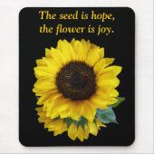 Sonnenblumen Hope & Joy Mousepad (Vorne)