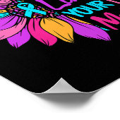 Sonnenblumen Hören Sie Ihr Lebensproblem Psychisch Poster (Ecke)