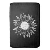 Sonnenblumen Hübsche Blume mehrfarbige Wildblume Badematte (Vorderseite Vertikal)