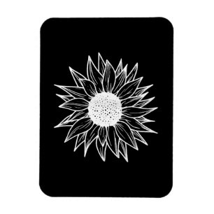 Sonnenblumen Hübsche Blume mehrfarbige Wildblume Magnet
