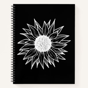 Sonnenblumen Hübsche Blume mehrfarbige Wildblume Notizblock