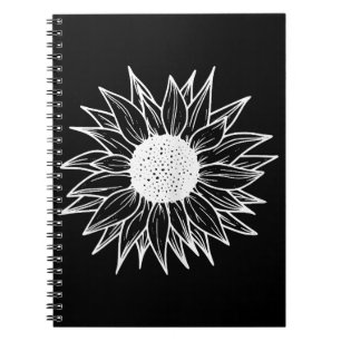 Sonnenblumen Hübsche Blume mehrfarbige Wildblume Notizblock