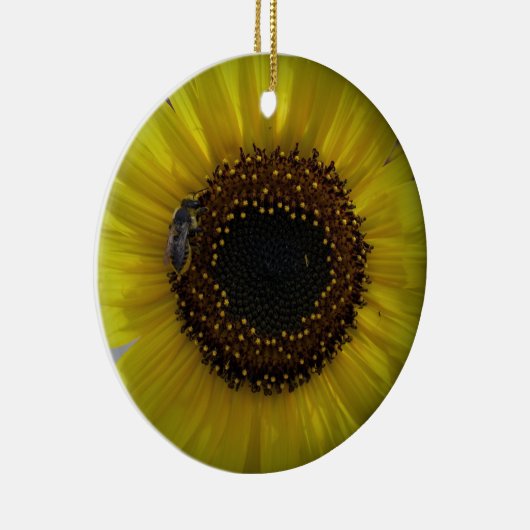 Sonnenblumen Hummel Bee 01 Ornament (Rechts)