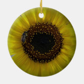 Sonnenblumen Hummel Bee 01 Ornament (Hinten)