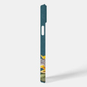 Sonnenblumen Hummeln Blumengrün Name Case-Mate iPhone Hülle (Rückseite / Rechts)