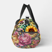 Sonnenblumen, Hummeln Duffle Bag (Rechts)