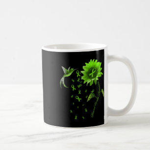 Sonnenblumen Hummingbird Green Ribbon Mental Healt Kaffeetasse