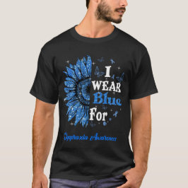 Sonnenblumen ich trage Blau für Dyspraxie Bewussts T-Shirt